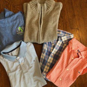 Lot of preppy boys clothes: Vineyard Vines, Children's Place, Tommy Hilfiger